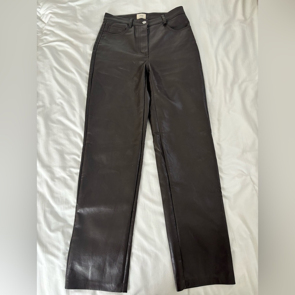 ARITZIA MELIANA LEATHER PANT